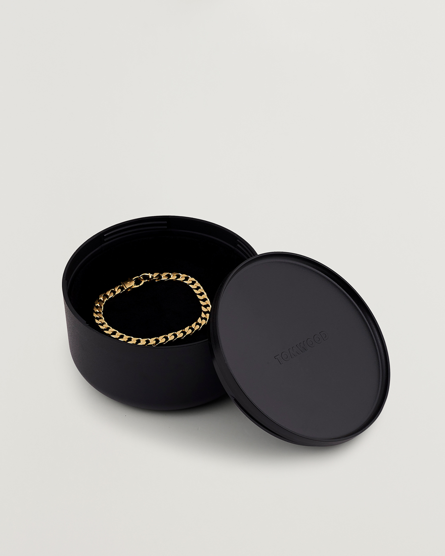 Herre | Tom Wood Frankie Bracelet Gold | Tom Wood | Frankie Bracelet Gold