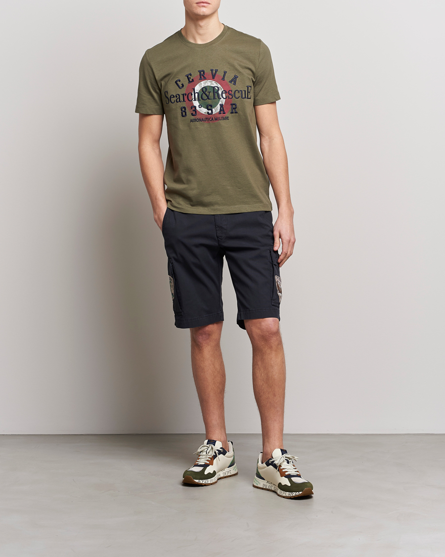 Herre | Shorts | Aeronautica Militare | Bermuda Tasconato Shorts Navy