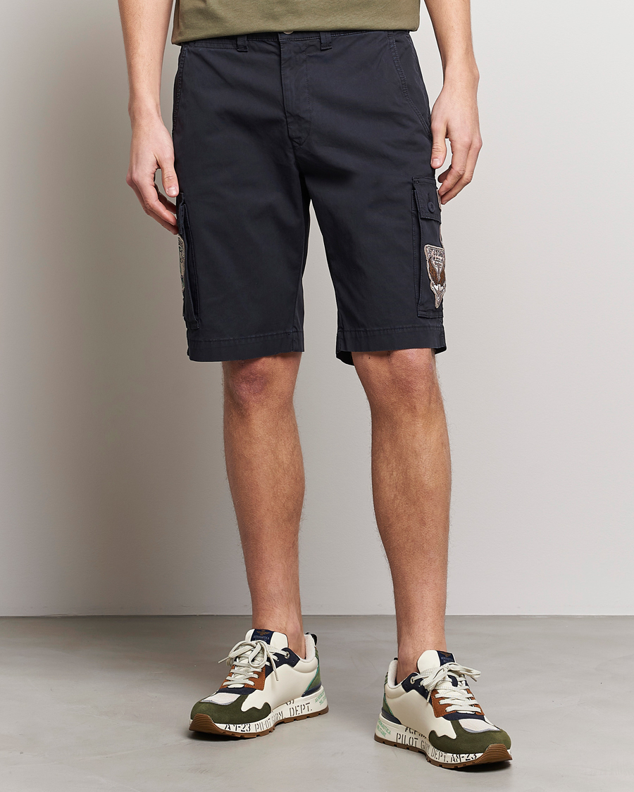 Herre | Cargoshorts | Aeronautica Militare | Bermuda Tasconato Shorts Navy
