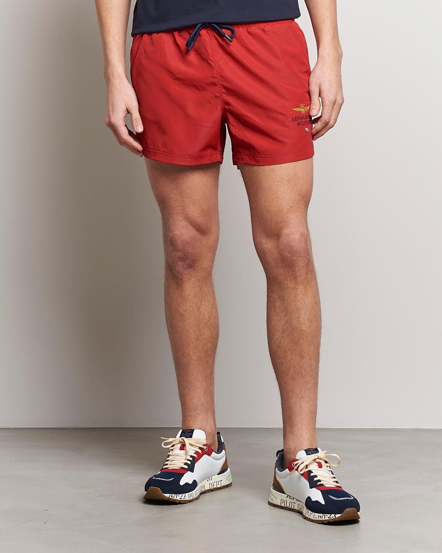 Herre | Badebukser | Aeronautica Militare | Costume Swim Shorts Red