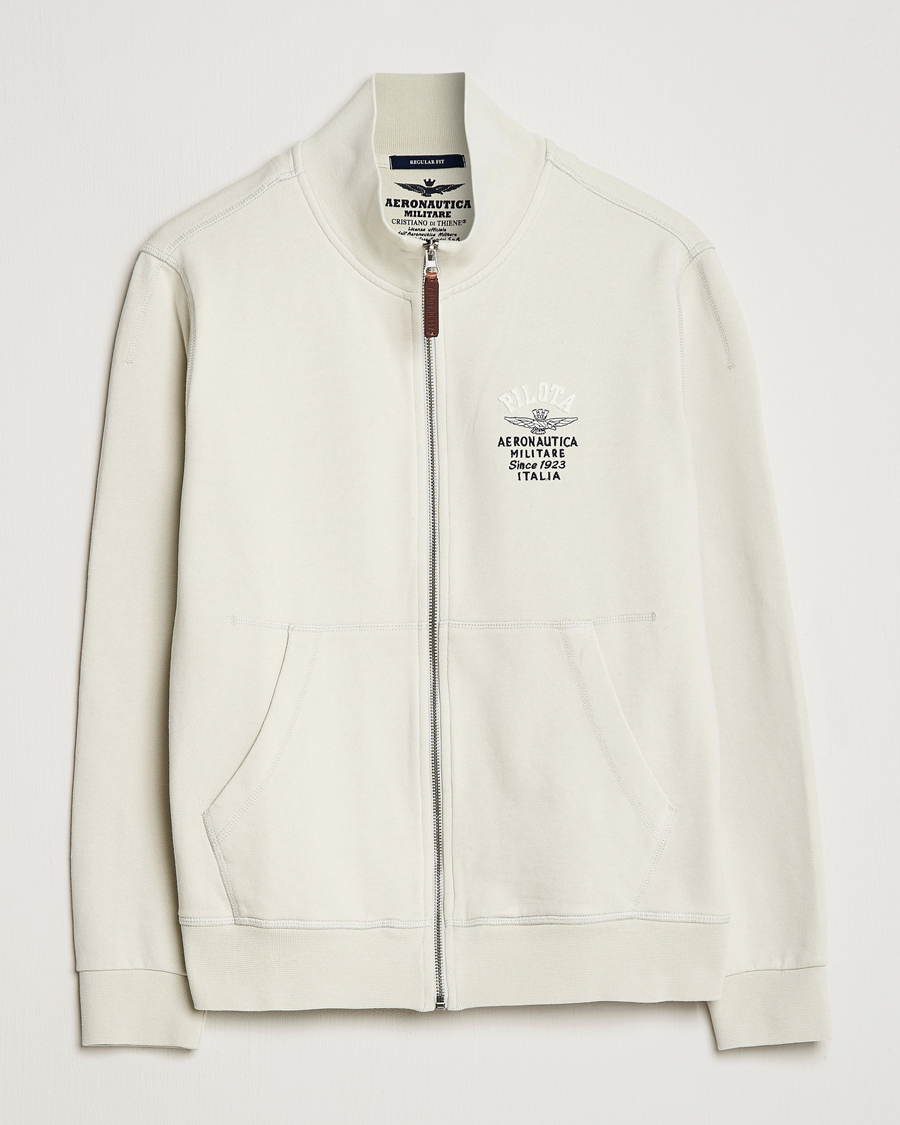 Herre | Trøjer | Aeronautica Militare | Full Zip Sweater Ice