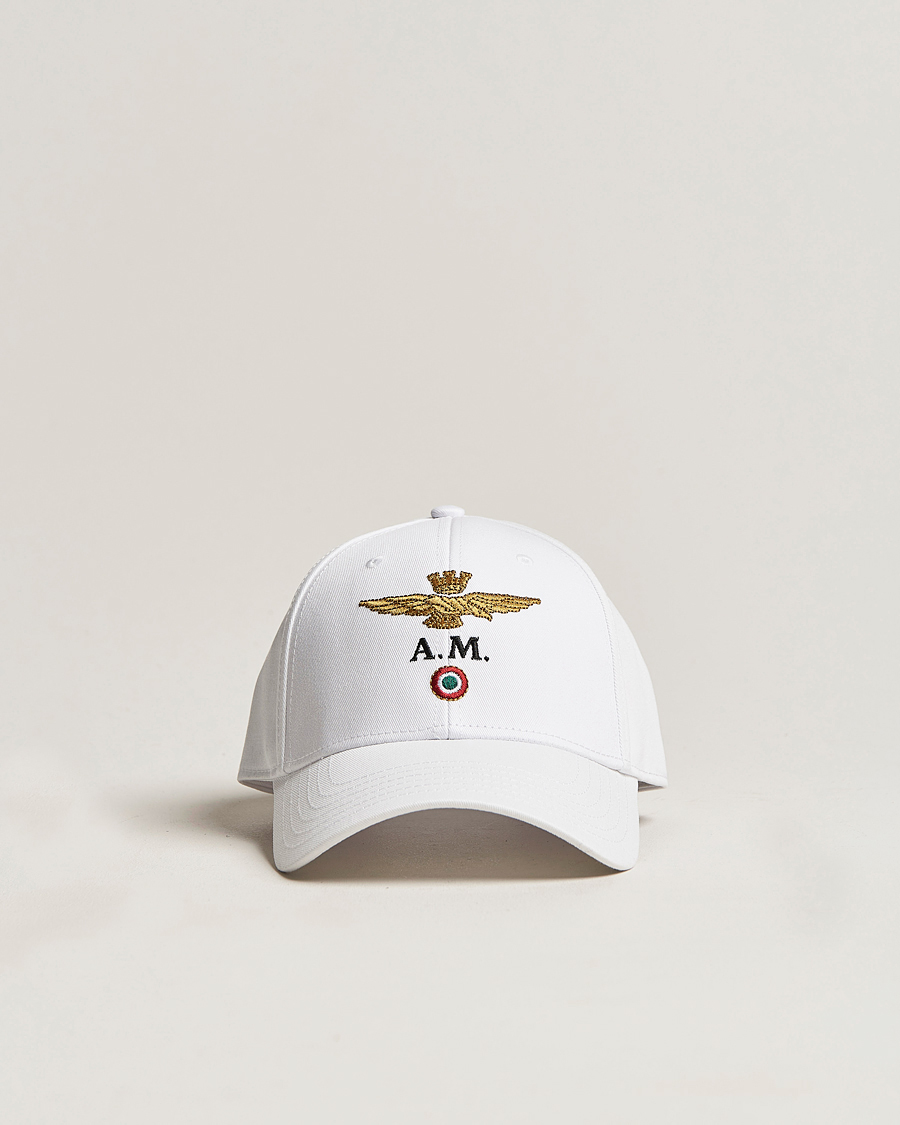 Herre | Aeronautica Militare Cotton Baseball Cap Off White | Aeronautica Militare | Cotton Baseball Cap Off White