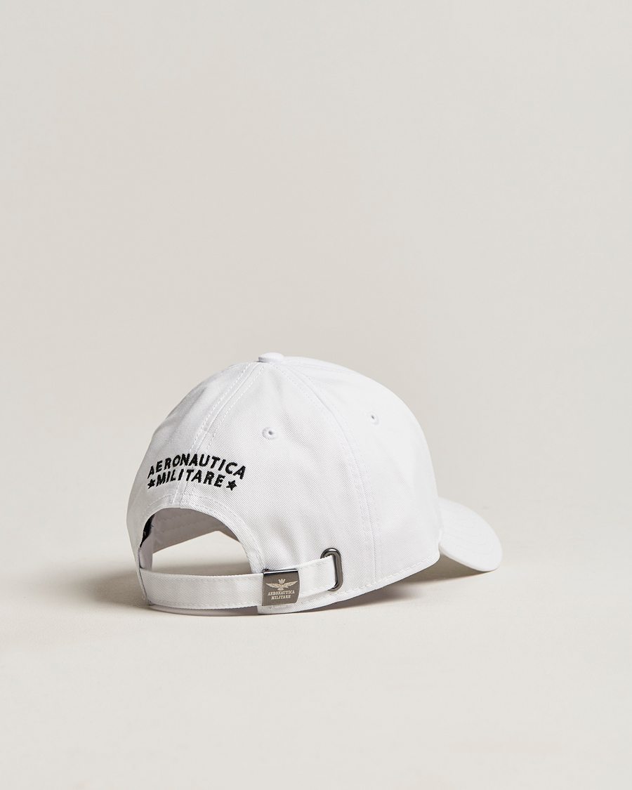 Herre | Aeronautica Militare Cotton Baseball Cap Off White | Aeronautica Militare | Cotton Baseball Cap Off White