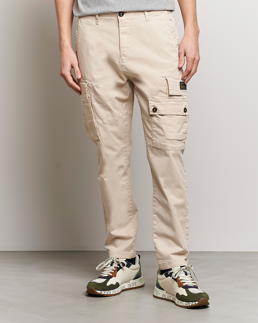 Herre | Aeronautica Militare | Aeronautica Militare | Soft Twill Pocket Pants Plaster