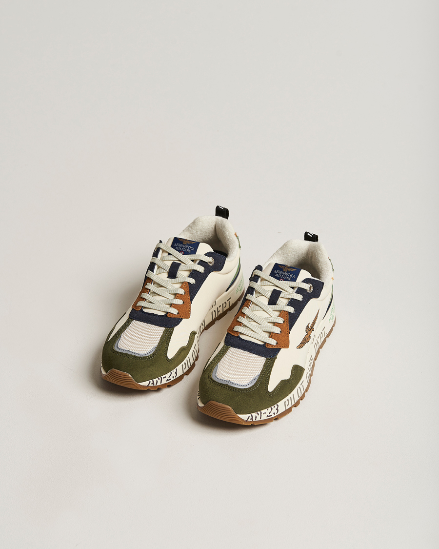 Herre | Sneakers | Aeronautica Militare | Running Sneakers Light Green