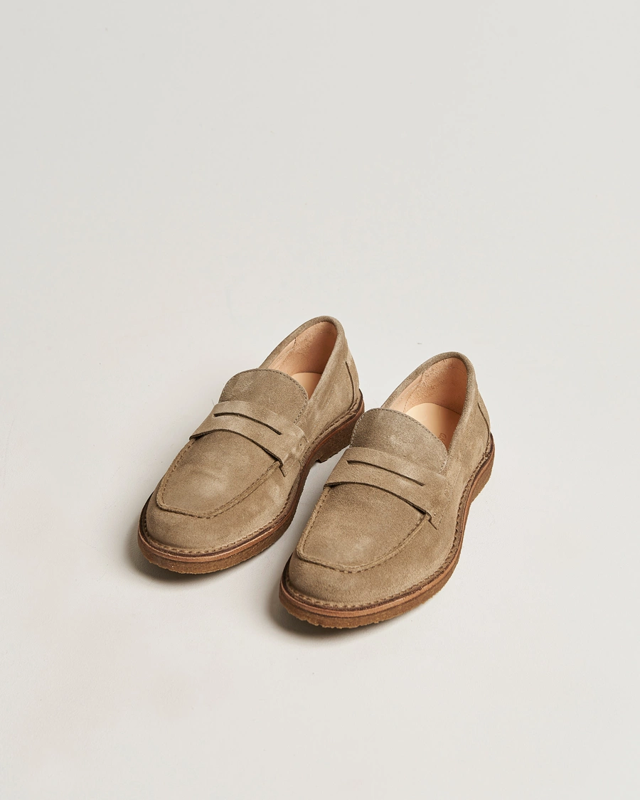 Herre | Italian Department | Astorflex | Mokaflex Loafers Stone Suede