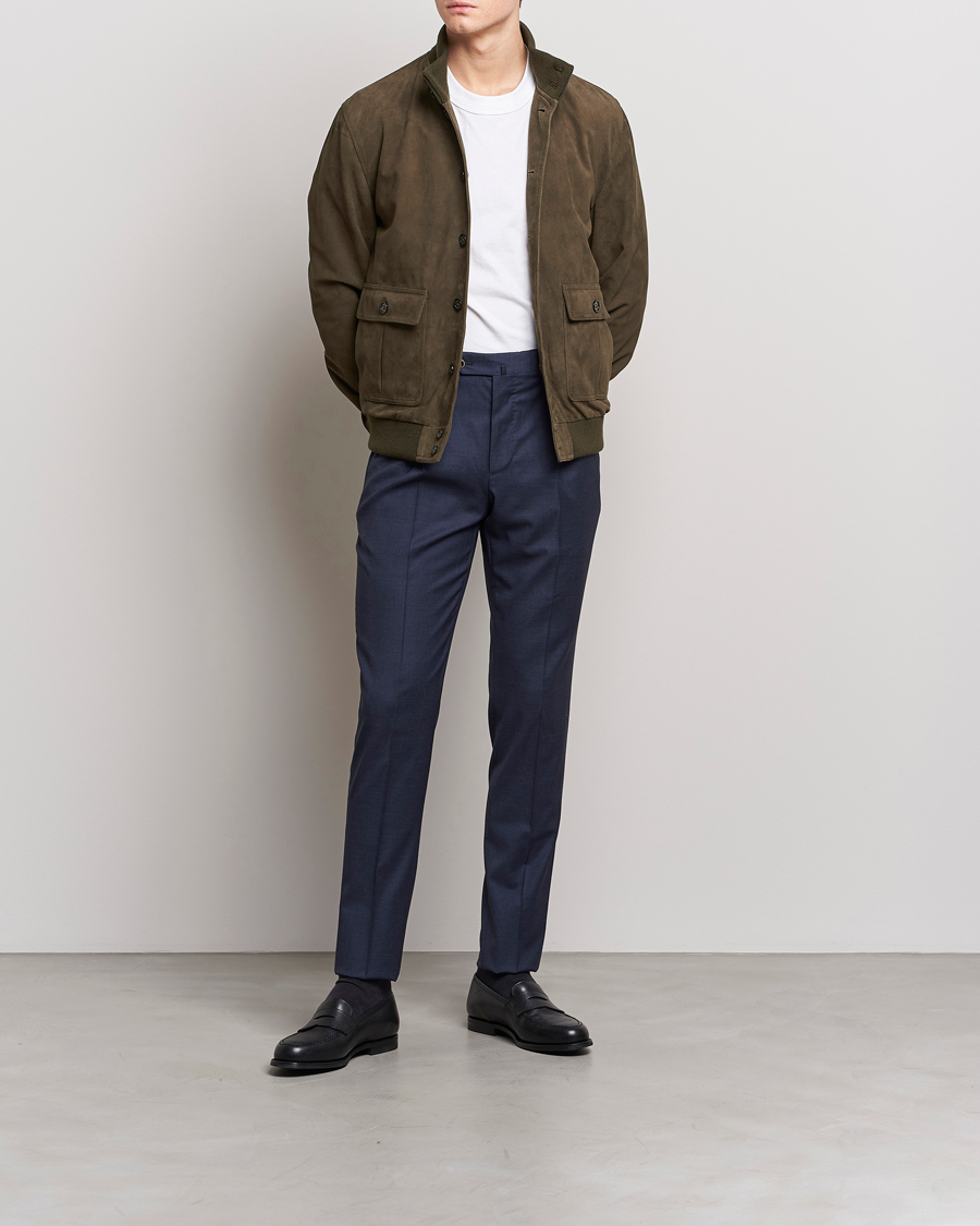 Herre | Jakker | Valstar | Valstarino Suede Jacket Muschio