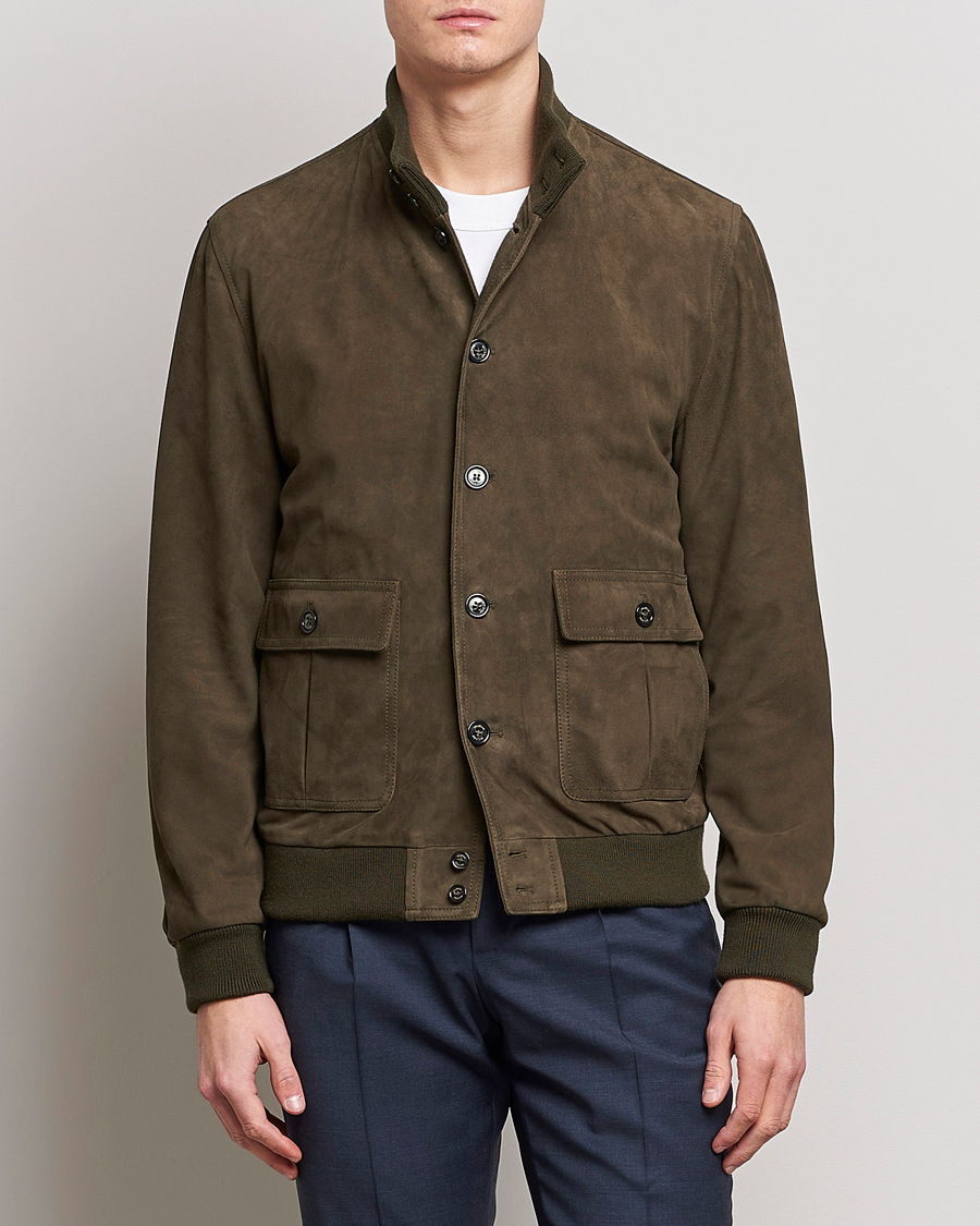Herre | Jakker | Valstar | Valstarino Suede Jacket Muschio