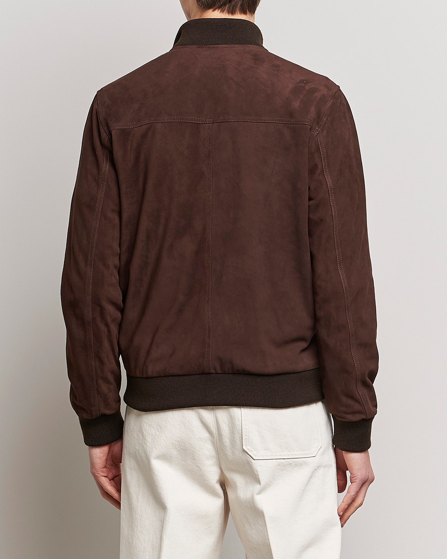 Herre | Jakker | Valstar | Valstarino Suede Jacket Dark Brown