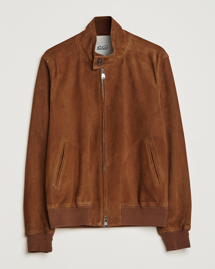 Herre | Jakker | Valstar | Suede Zip Blouson Sandal
