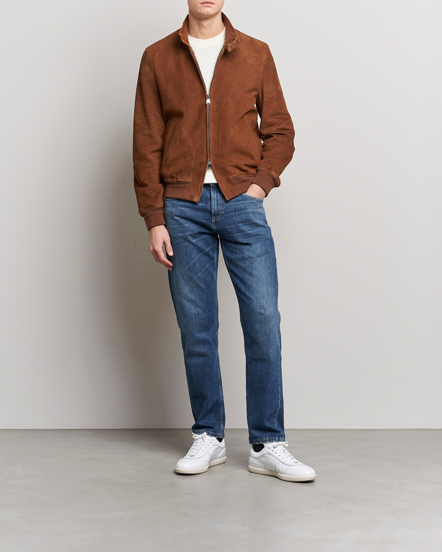 Herre | Jakker | Valstar | Suede Zip Blouson Sandal