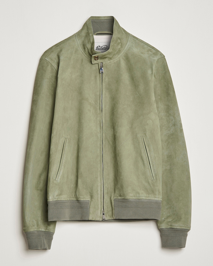 Herre | Jakker | Valstar | Suede Zip Blouson Cardo