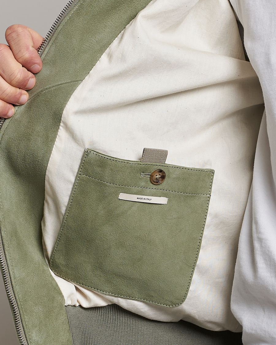 Herre | Jakker | Valstar | Suede Zip Blouson Cardo