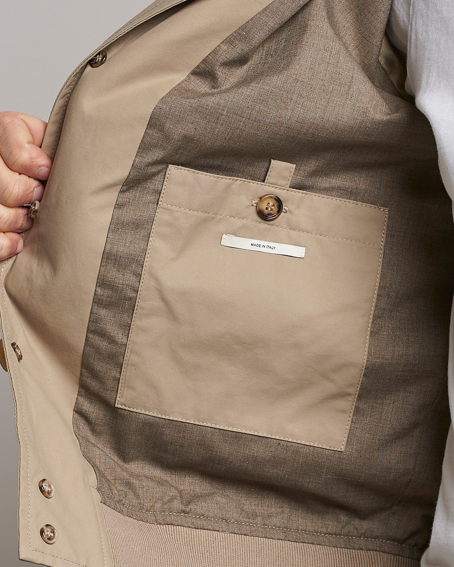 Herre | Jakker | Valstar | Valstarino Water Repellent Cotton Jacket Beige