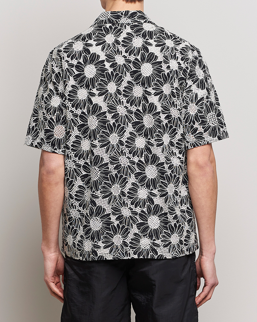 Herre | Skjorter | Sunflower | Cayo Floral Short Sleeve Shirt Black