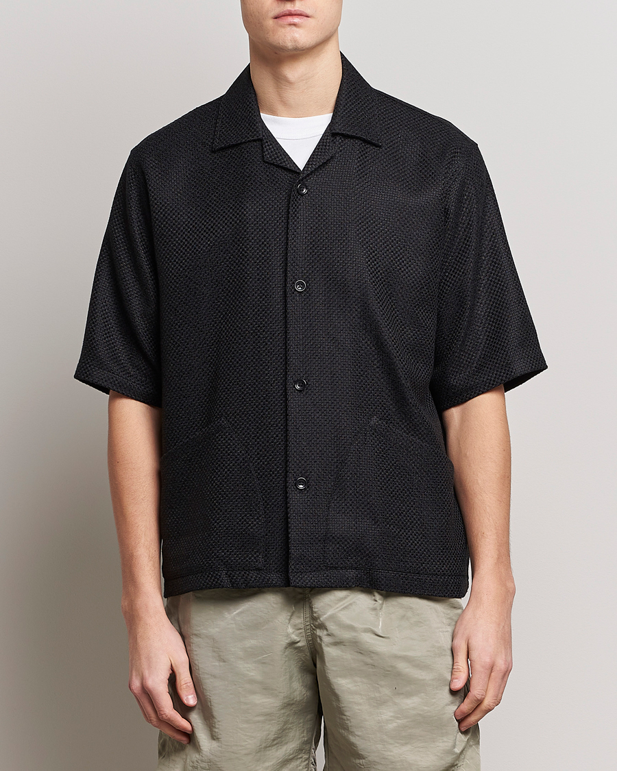 Herre | Sunflower | Sunflower | Coco Short Sleeve Cabana Shirt Black