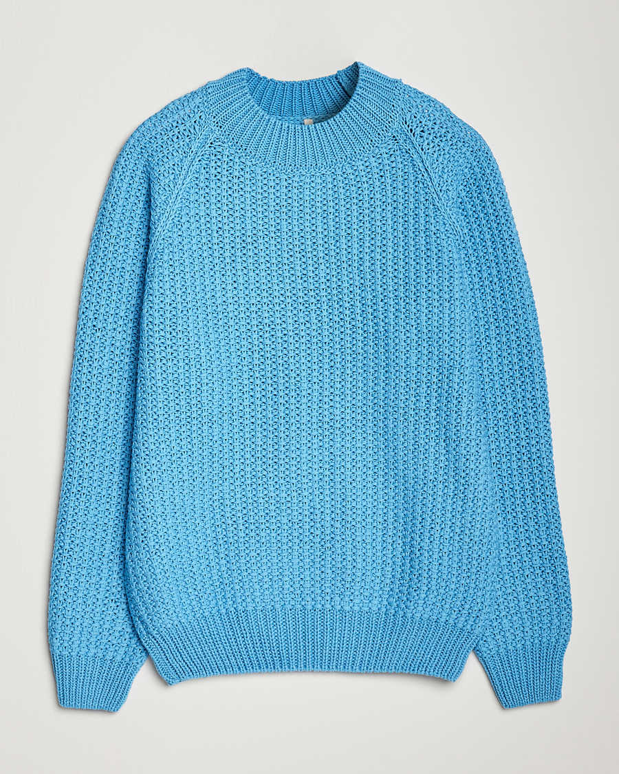 Herre | Trøjer | Sunflower | Tape Heavy Sweater Blue
