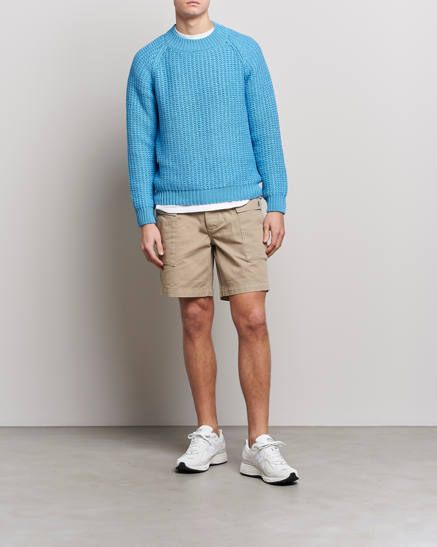 Herre | Trøjer | Sunflower | Tape Heavy Sweater Blue