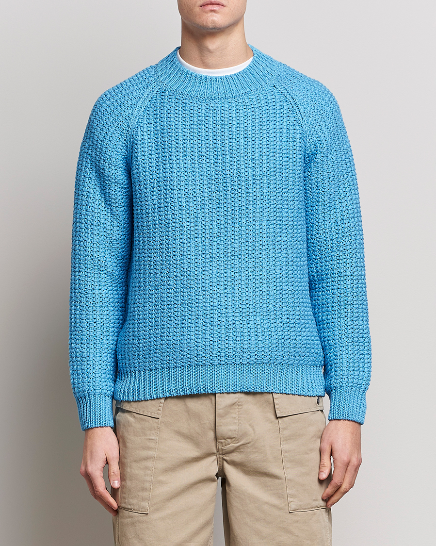 Herre | Trøjer | Sunflower | Tape Heavy Sweater Blue