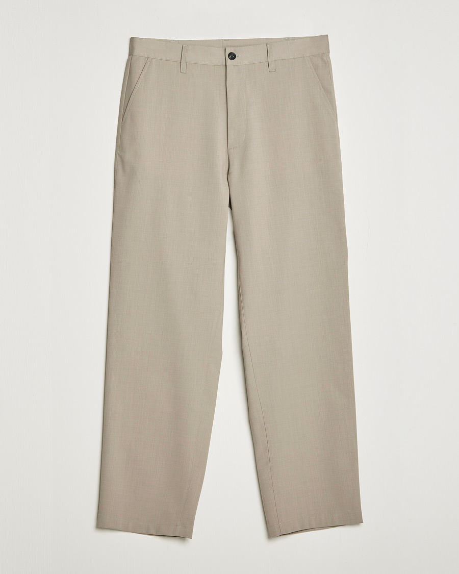Herre | Bukser | Sunflower | Soft Wool Trousers Khaki