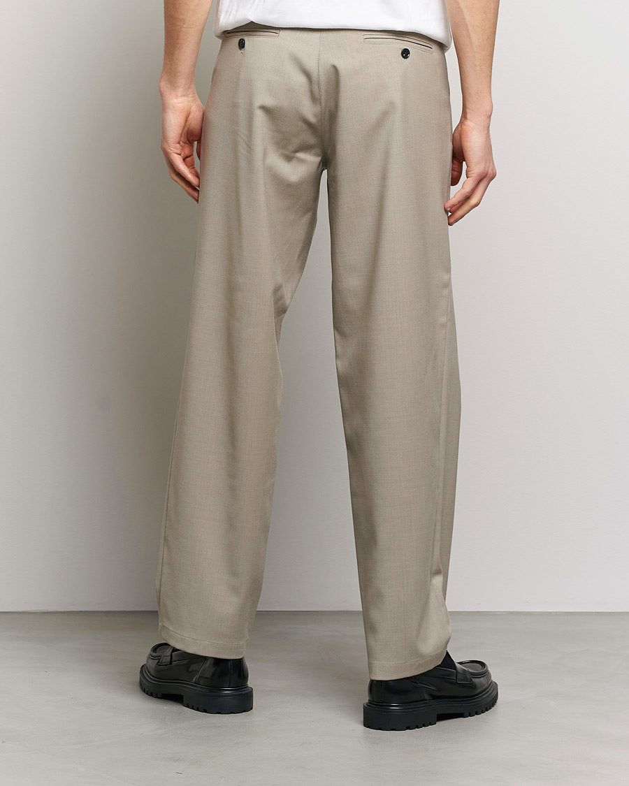 Herre | Bukser | Sunflower | Soft Wool Trousers Khaki
