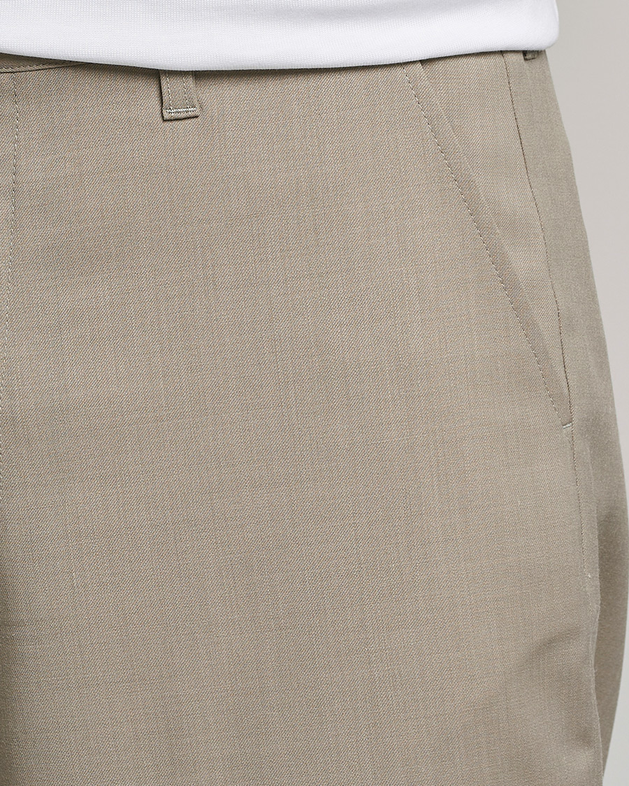 Herre | Bukser | Sunflower | Soft Wool Trousers Khaki