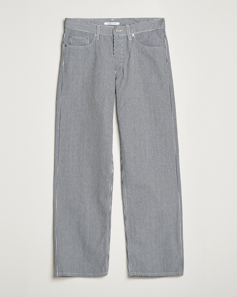 Herre | Bukser | Sunflower | Loose 5-Pocket Pants Hickory Stripe