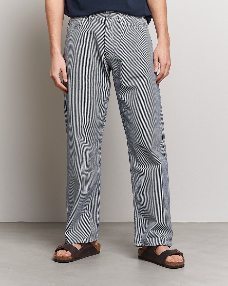Herre | Bukser | Sunflower | Loose 5-Pocket Pants Hickory Stripe