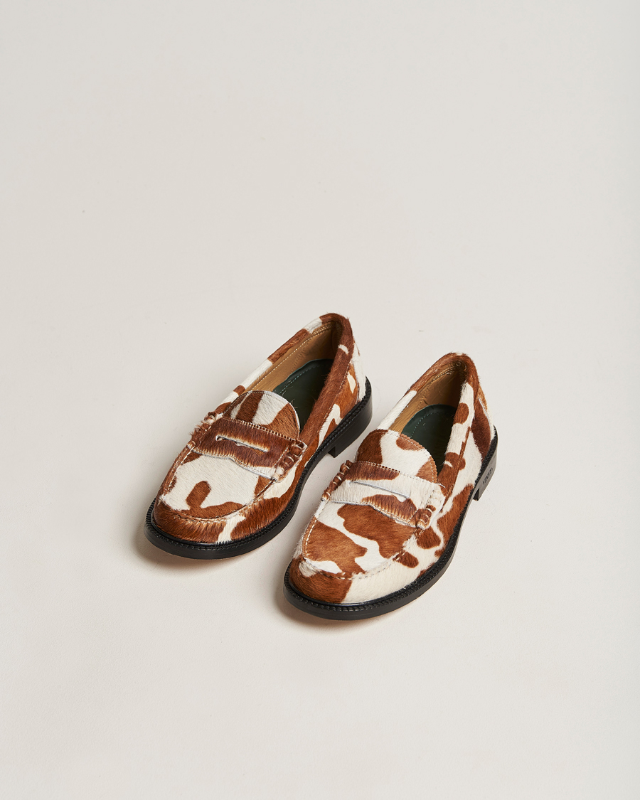 Herre | VINNY's Yardee Moccasin Loafer Spotted Pony Hair | VINNY's | Yardee Moccasin Loafer Spotted Pony Hair