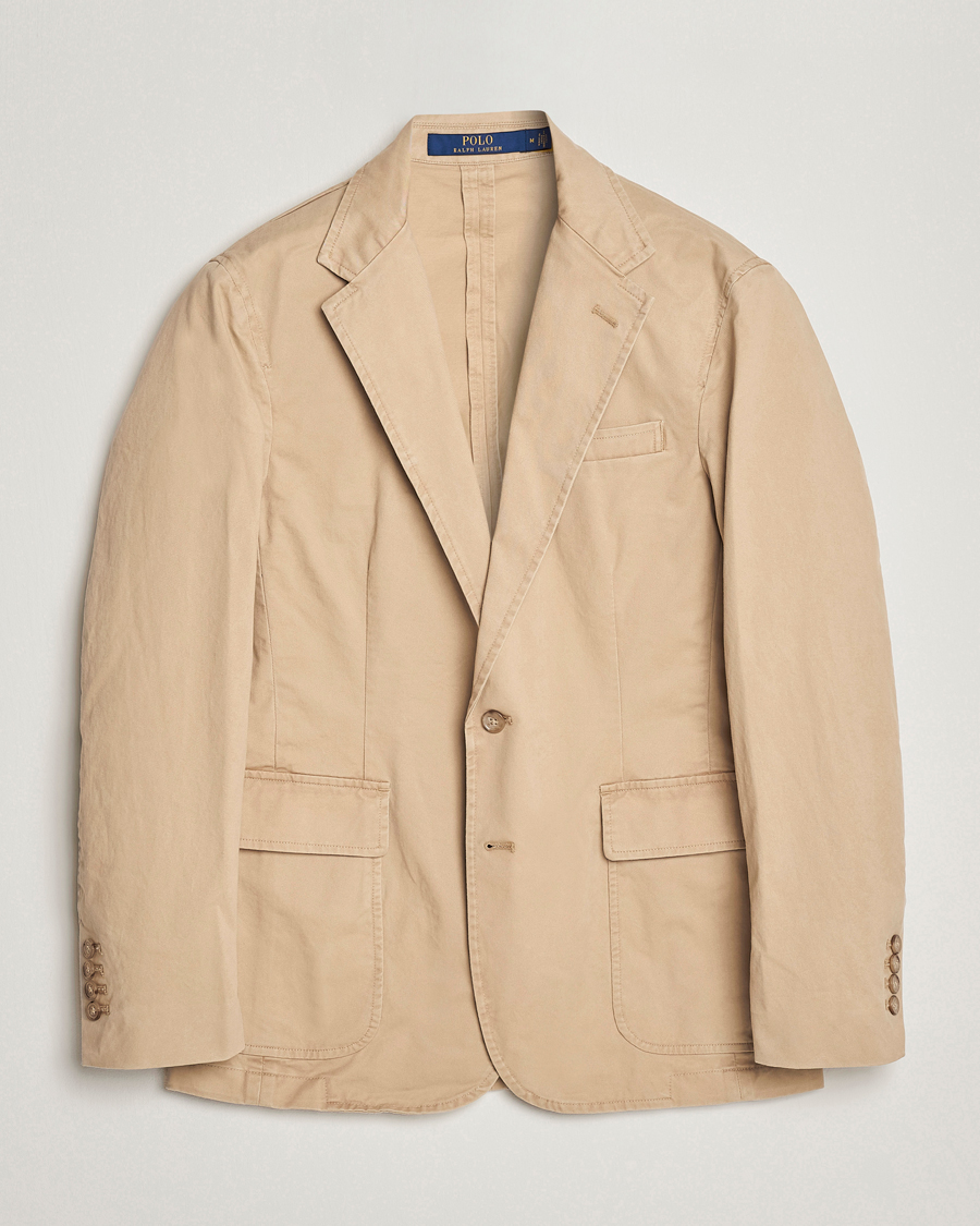 Herre | Blazere & jakker | Polo Ralph Lauren | Cotton Stretch Sportcoat Monument Tan