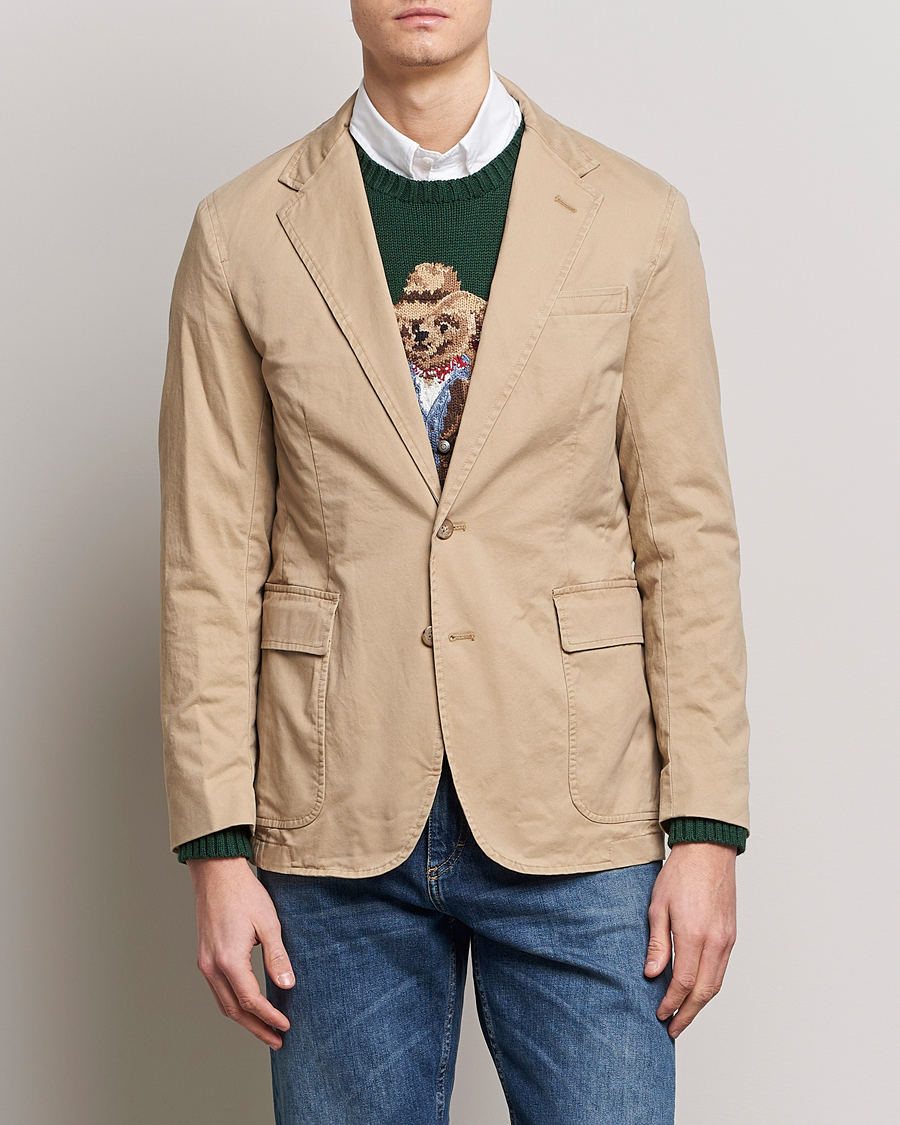 Herre | Blazere & jakker | Polo Ralph Lauren | Cotton Stretch Sportcoat Monument Tan