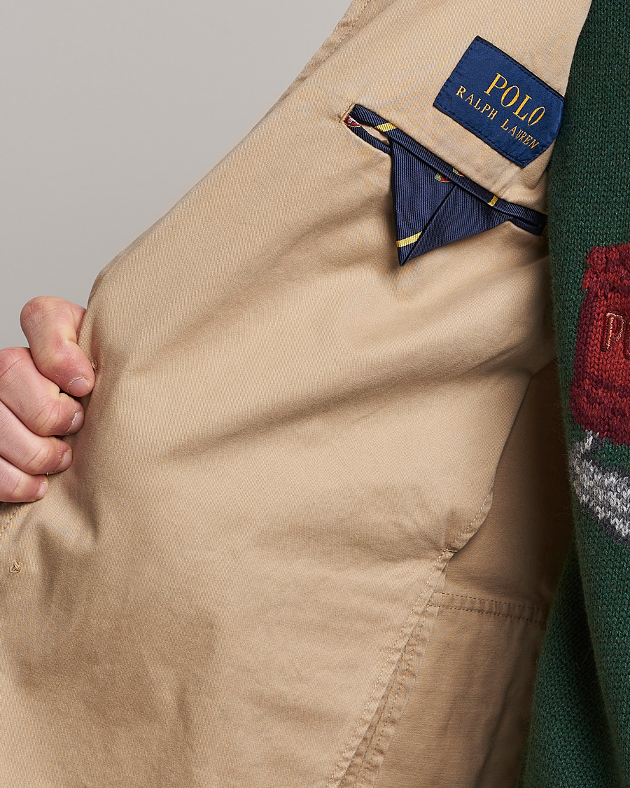 Herre | Blazere & jakker | Polo Ralph Lauren | Cotton Stretch Sportcoat Monument Tan