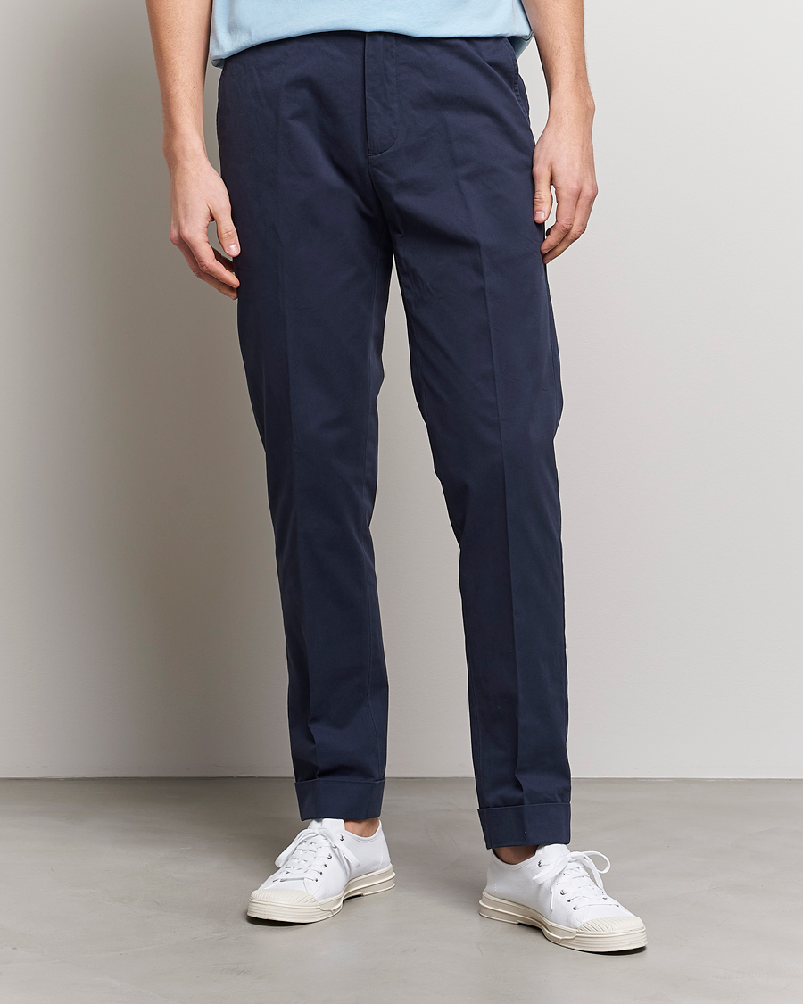 Herre | Bukser | Polo Ralph Lauren | Cotton Stretch Trousers Nautical Ink