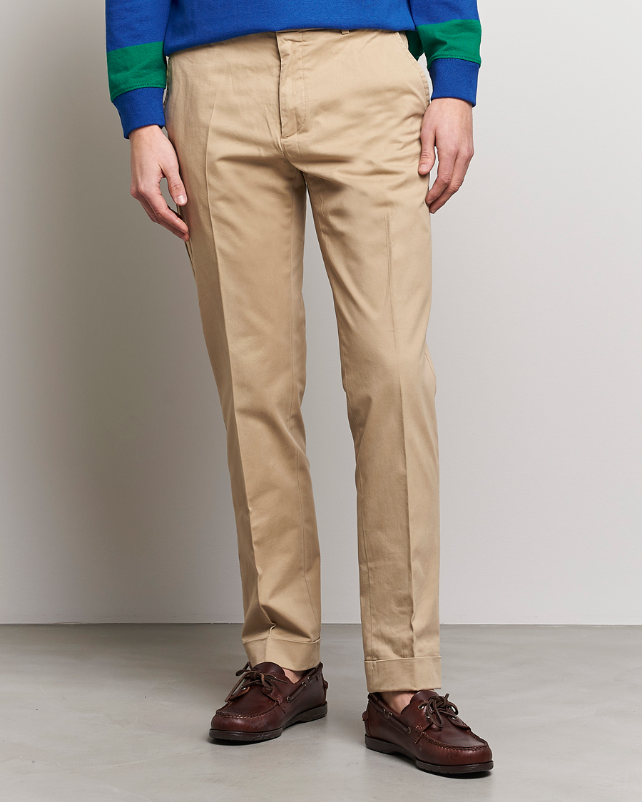 Herre | Pæne bukser | Polo Ralph Lauren | Cotton Stretch Trousers Monument Tan
