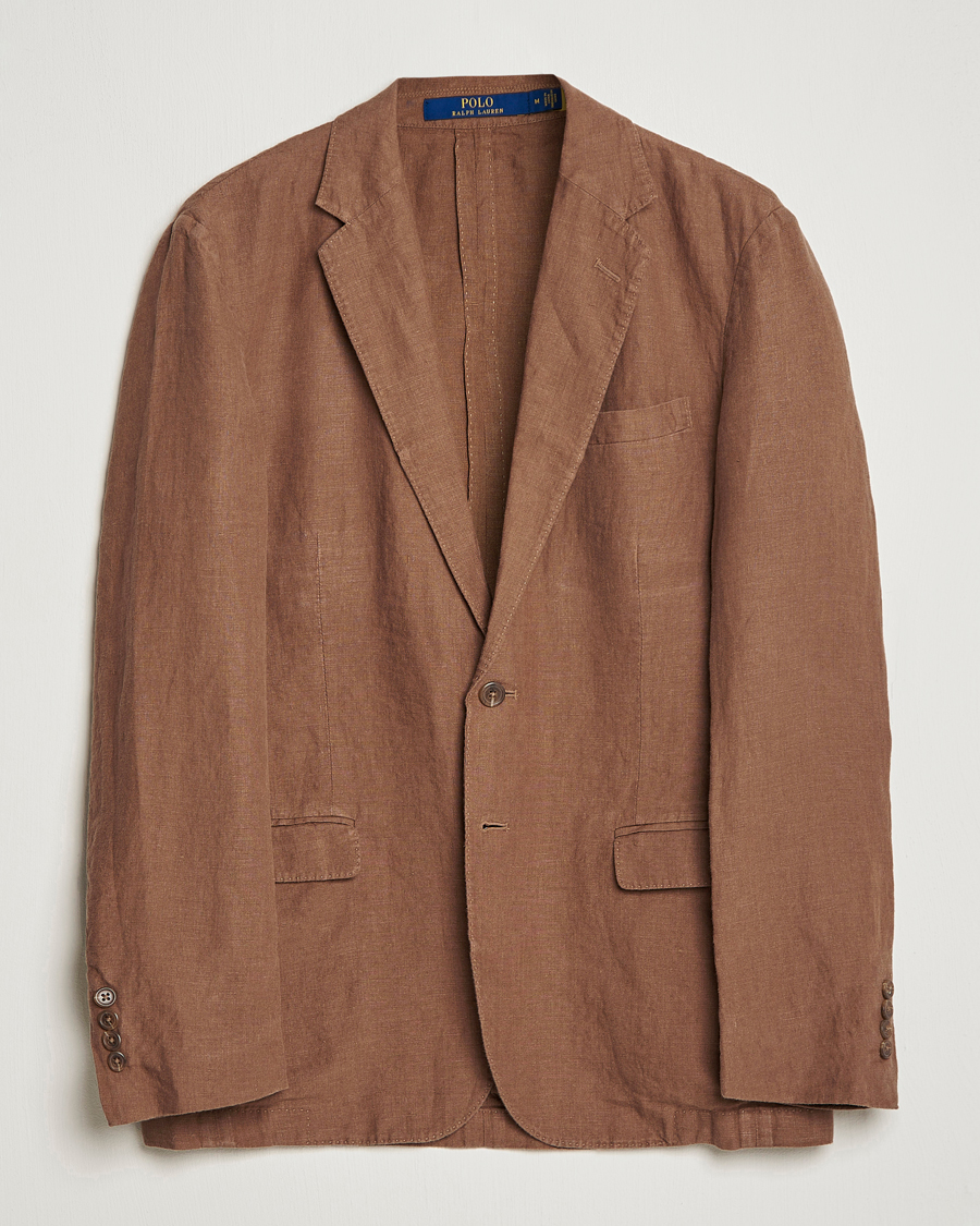 Herre | Blazere & jakker | Polo Ralph Lauren | Linen Sportcoat Luggage Brown