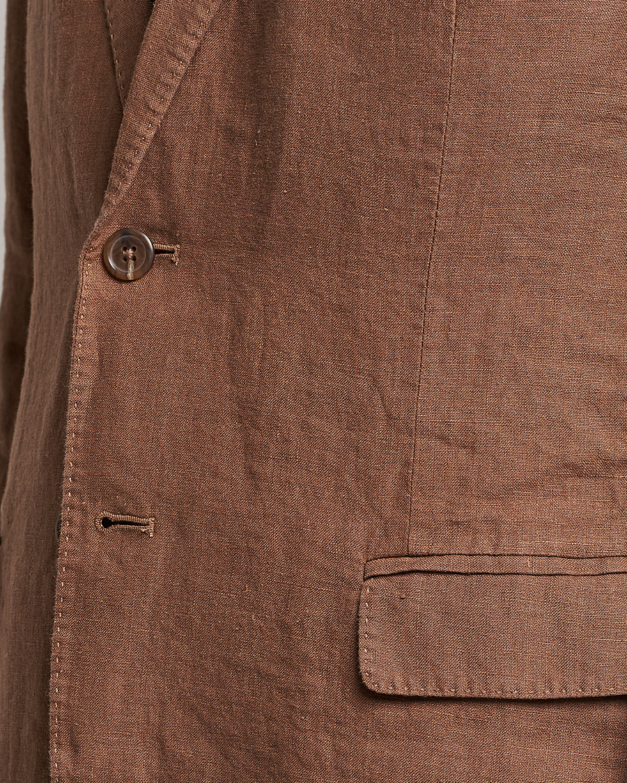 Herre | Blazere & jakker | Polo Ralph Lauren | Linen Sportcoat Luggage Brown