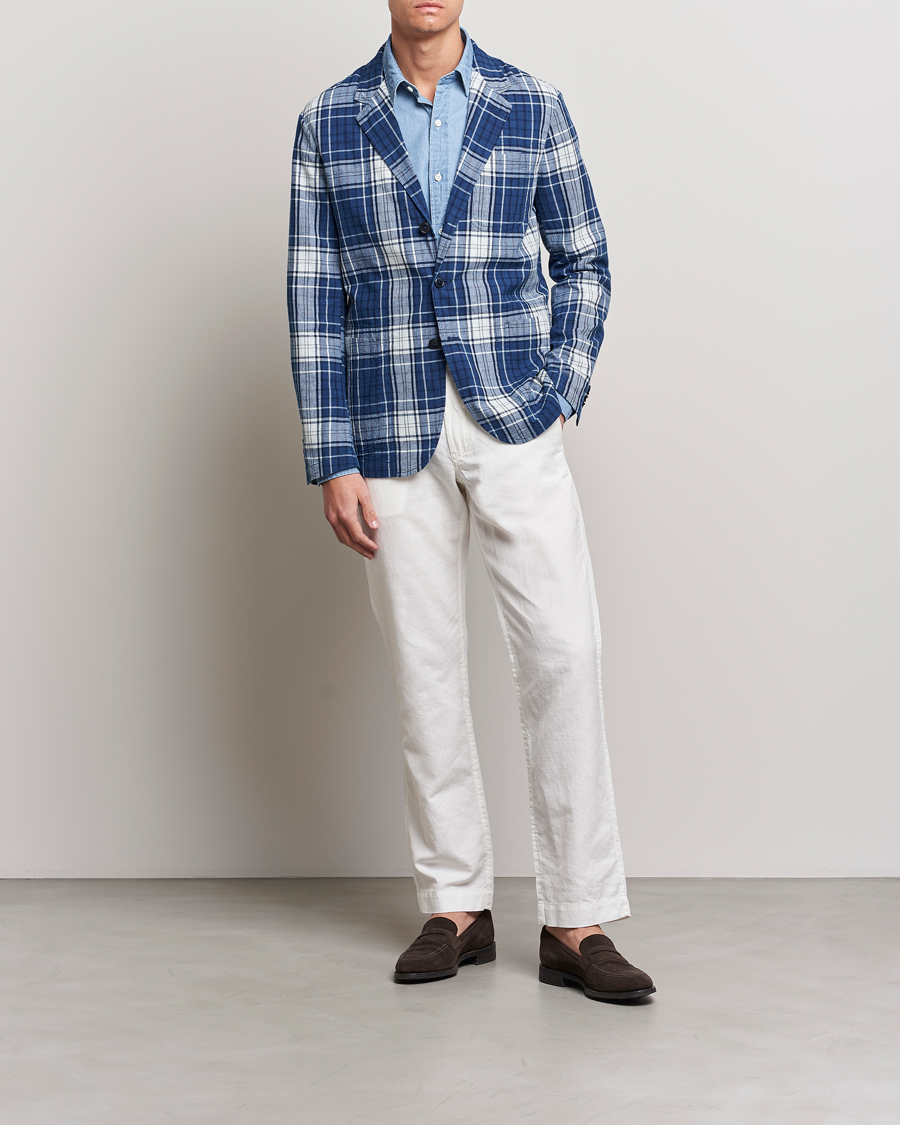 Herre | Blazere & jakker | Polo Ralph Lauren | Madras Indigo Checked Sportcoat Blue Multi