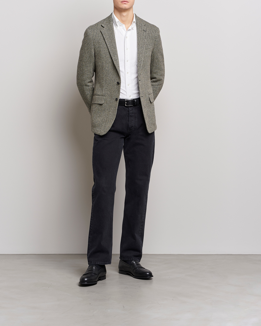Herre | Blazere & jakker | Polo Ralph Lauren | Herringbone Sportcoat Black/Cream