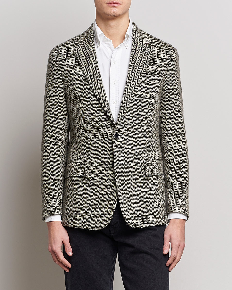 Herre | Blazere & jakker | Polo Ralph Lauren | Herringbone Sportcoat Black/Cream