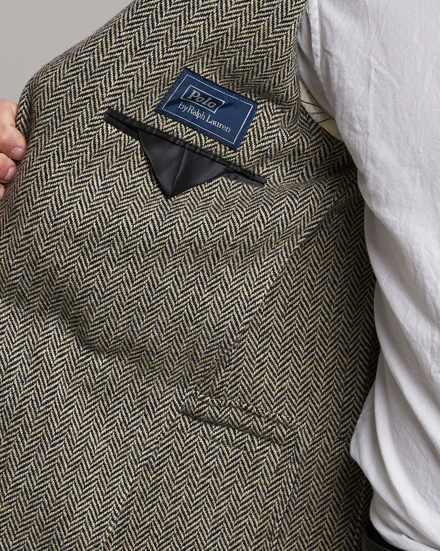 Herre | Blazere & jakker | Polo Ralph Lauren | Herringbone Sportcoat Black/Cream