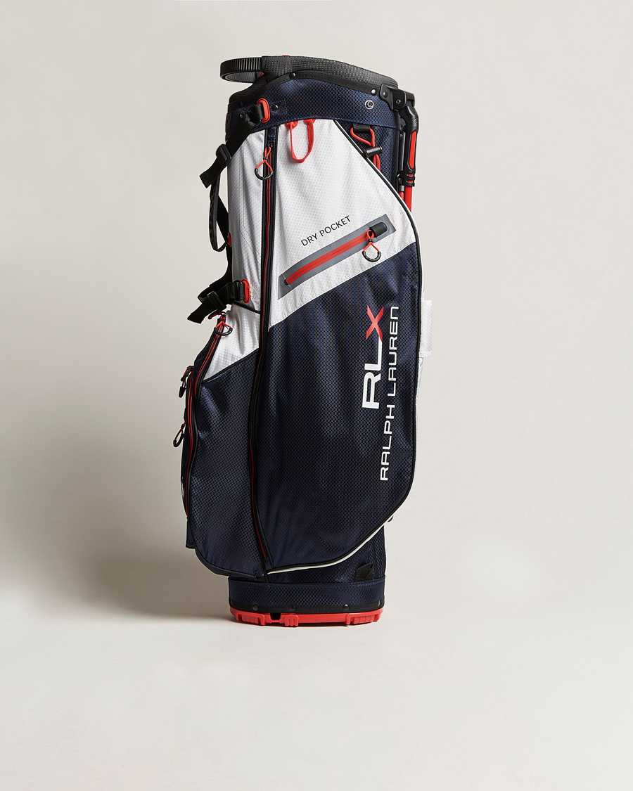 Herre | RLX Ralph Lauren Stand Golf Bag White/Navy | RLX Ralph Lauren | Stand Golf Bag White/Navy