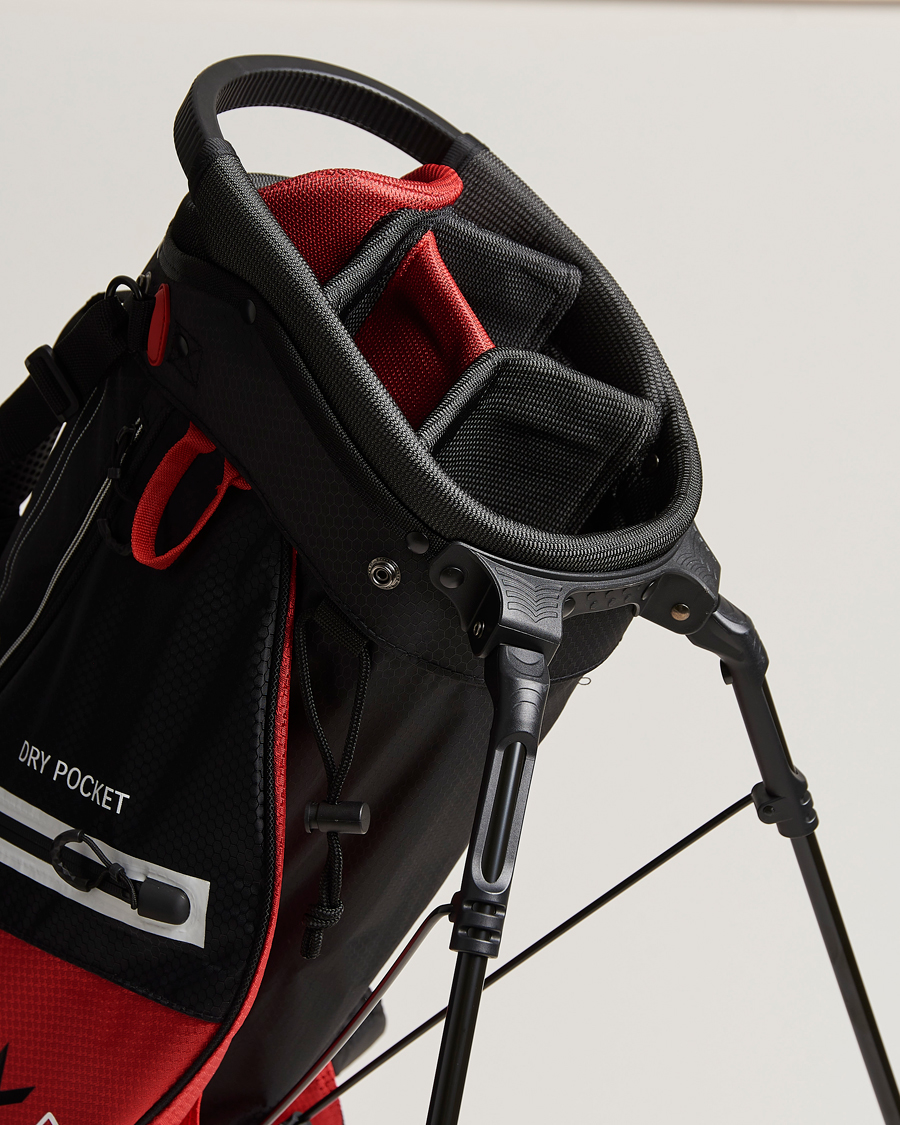 Herre | RLX Ralph Lauren Stand Golf Bag Black/Red | RLX Ralph Lauren | Stand Golf Bag Black/Red