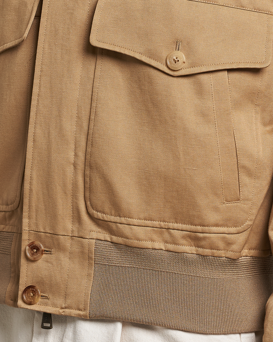 Herre | Skjorter | Ralph Lauren Purple Label | Harrington Jacket Icon Khaki