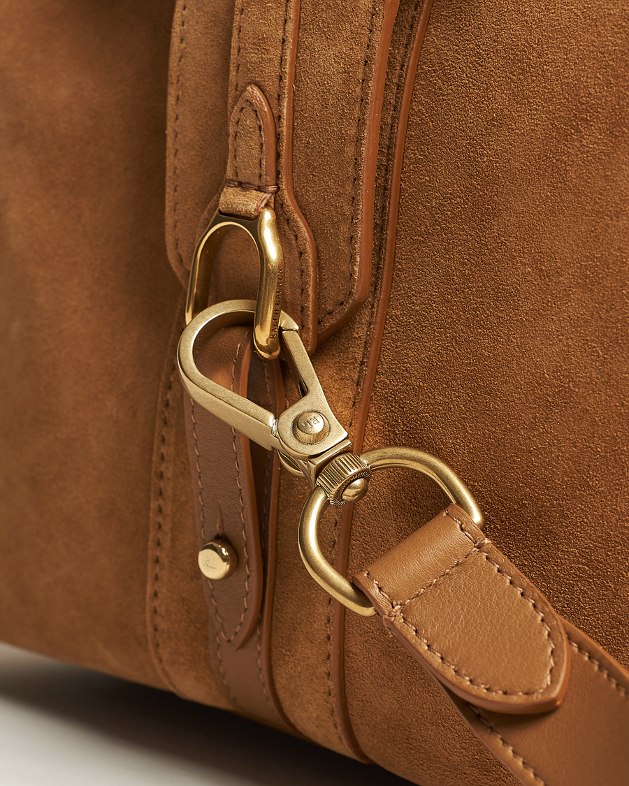 Herre | Ralph Lauren Purple Label Large Suede Duffelbag Fawn | Ralph Lauren Purple Label | Large Suede Duffelbag Fawn