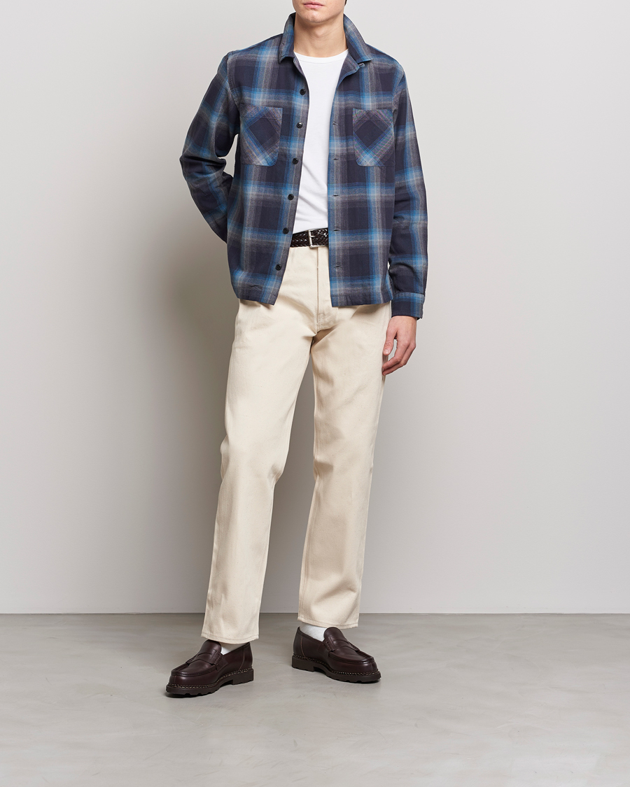 Herre | Skjorter | RRL | Towns Camp Overshirt Black/Blue