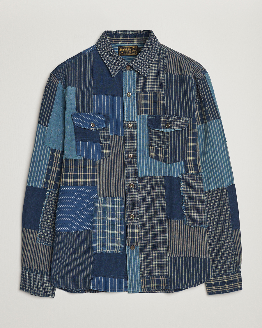 Herre | Skjorter | RRL | Sweet Orr Overshirt Indigo Patchwork