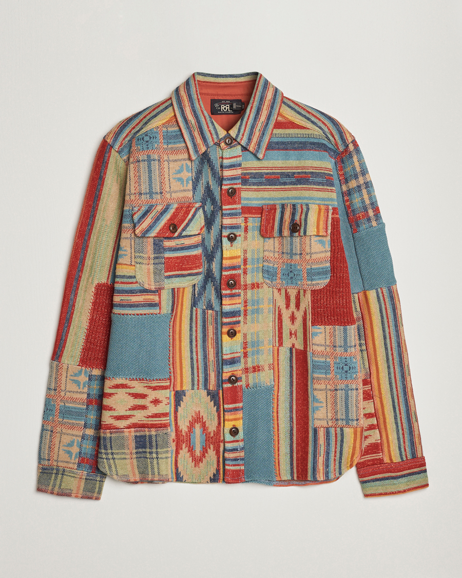 Herre | Skjorter | RRL | Limited Patchwork Workshirt Red Multi