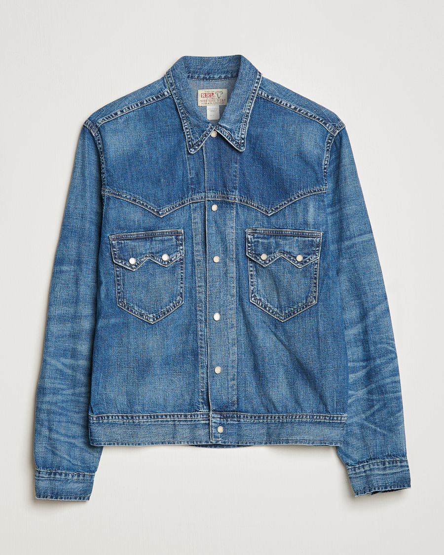 Herre | Jakker | RRL | Sawtooth Unlined Denim Jacket Hawson Wash