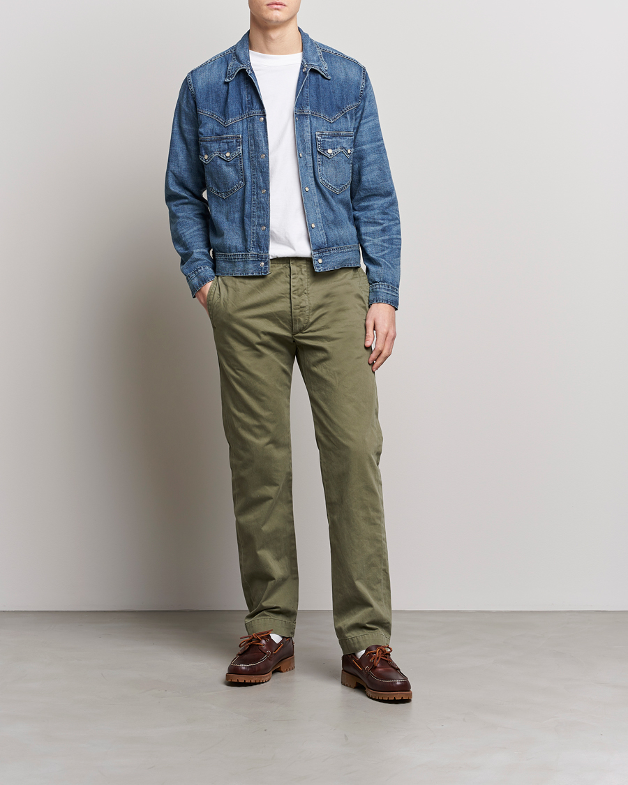 Herre | Jakker | RRL | Sawtooth Unlined Denim Jacket Hawson Wash
