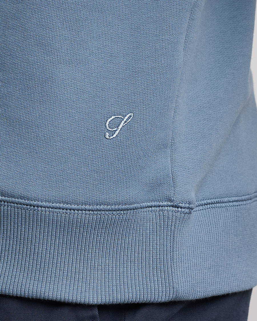Herre | Trøjer | Stenströms | Cotton Collage Crew Neck Blue